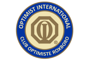 Logo du Club Optimiste Roxboro, fier donateur et partenaire entreprise de la Maison Caracol