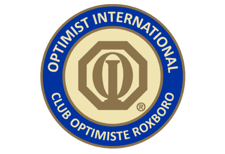 Logo du Club Optimiste Roxboro, fier donateur et partenaire entreprise de la Maison Caracol