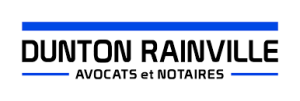 Logo de Dunton Rainville Avocats et Notaires, fier donateur entreprise de la Maison Caracol